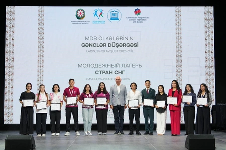 Closing ceremony of CIS youth camp held in Azerbaijan's Lachin