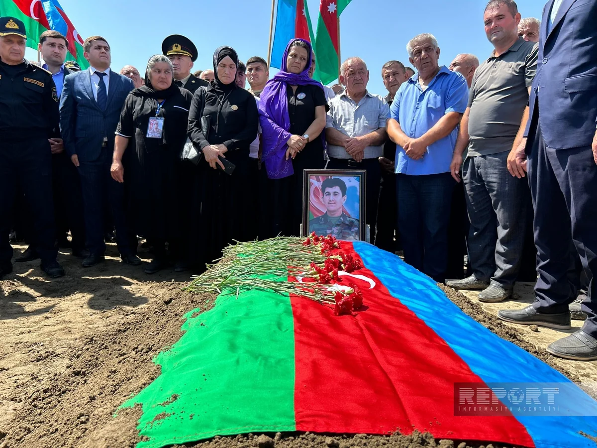 Kürdəmirdə Birinci Qarabağ müharibəsinin itkin şəhidi Rizvan Hacıyev dəfn olunub - YENİLƏNİB