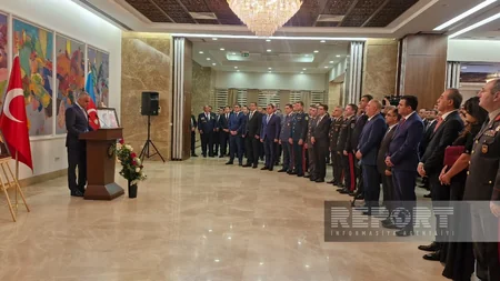 Türkiyənin Naxçıvandakı Baş konsulluğunda Zəfər bayramı qeyd edilib
