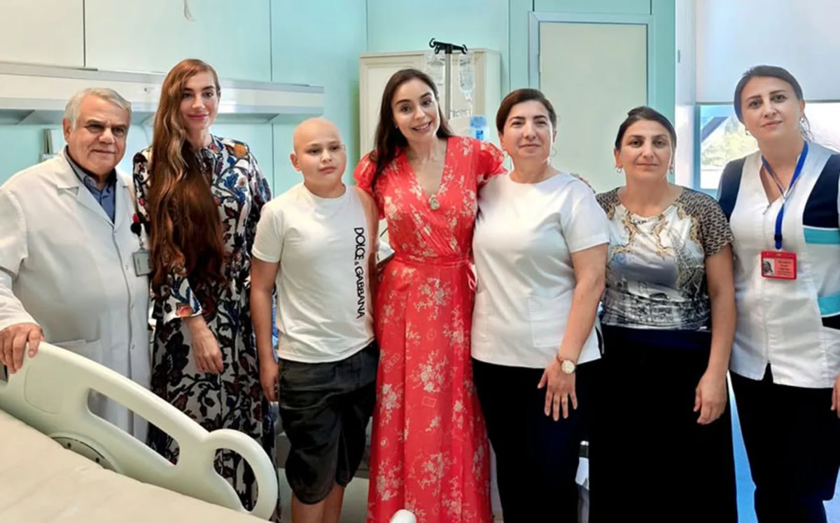Leyla Aliyeva and Arzu Aliyeva visit National Oncological Center