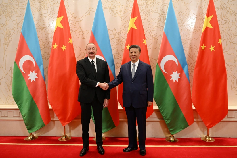Azerbaijani President Ilham Aliyev holds meeting in Tianjin with Chinese President Xi Jinping