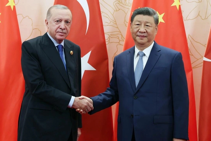 Rəcəb Tayyib Ərdoğan Çin lideri ilə görüşüb