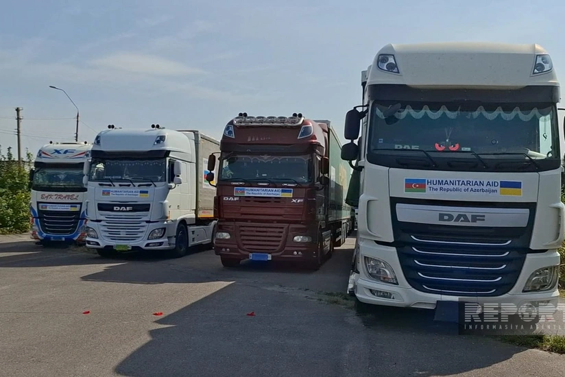 Azerbaijan's humanitarian aid arrives in Ukraine