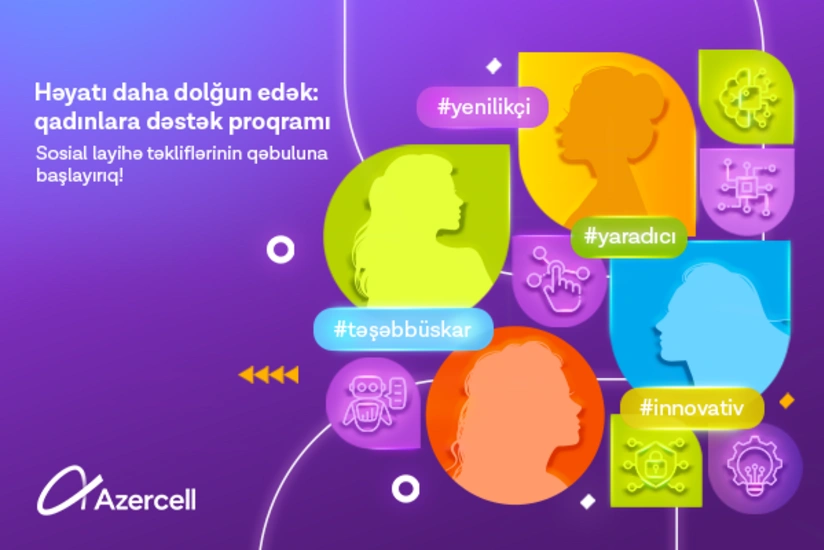 Azercell Telecom qadınlara növbəti dəstək proqramına start verir