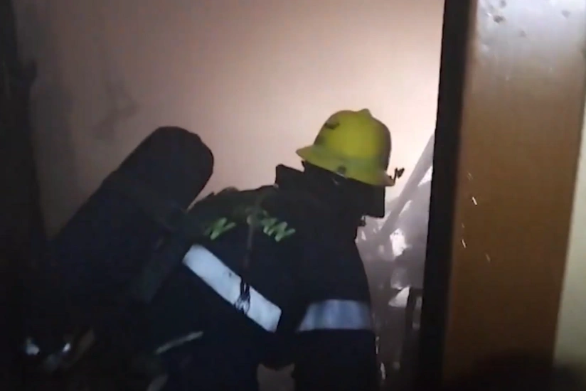 Bakıda çoxmərtəbəli yaşayış binasında yanğın olub, 12 nəfər təxliyə edilib