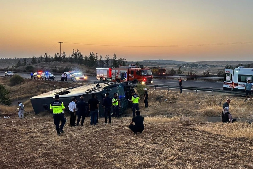 Türkiyədə sərnişin avtobusu aşıb, 27 nəfər xəsarət alıb