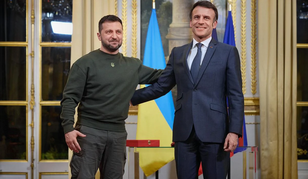 Zelenski Makronla görüşəcək