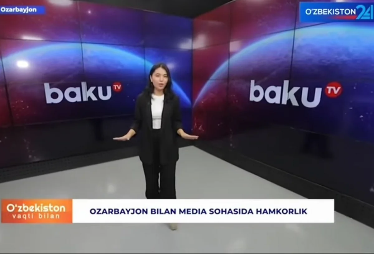 Uzbek media delegation visits Baku TV for exchange of experience