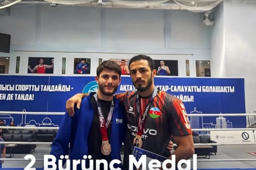Azərbaycan boksçuları Qazaxıstanda keçirilən beynəlxalq turniri 2 medalla başa vurublar