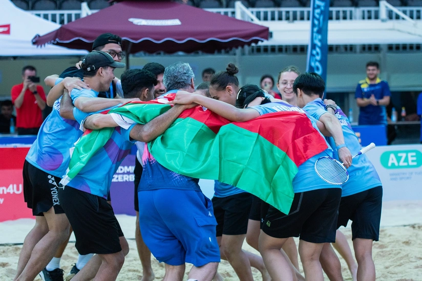 Azərbaycan airbadminton millisi Avropa çempionatında ikinci olub - YENİLƏNİB