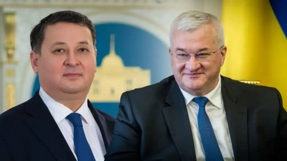 Украина и Казахстан обсудили развитие двусторонних отношений