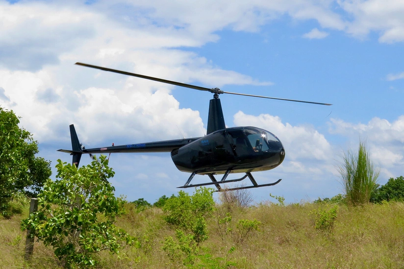 В США потерпел крушение вертолет Robinson R66