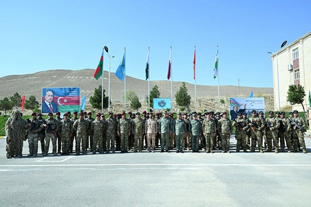 Bakıda Sonsuz qardaşlıq - IV çoxmillətli birgə xüsusi təyinatlı qüvvələr təlimi keçirilir
