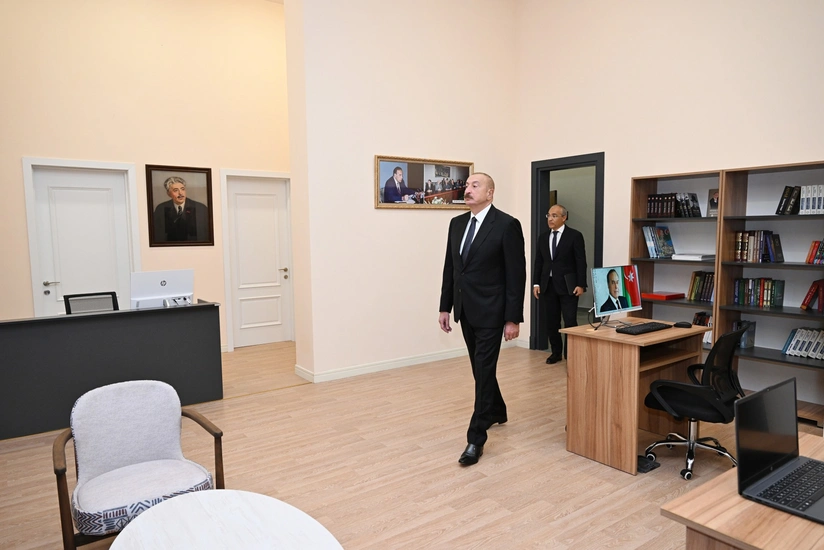 President Ilham Aliyev attended opening of Samad Vurgun Creativity House of the Writers Union