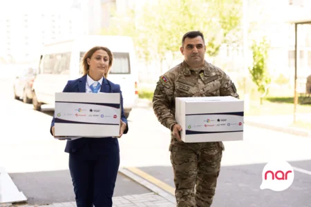 Nar və YAŞAT Fondu Bilik günü münasibətilə şəhid övladlarını təbrik edib