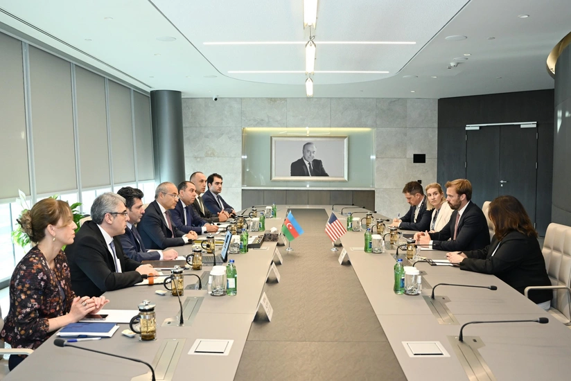 Mikayıl Cabbarov ABŞ Dövlət Departamentinin baş rəsmisi ilə əməkdaşlıq müzakirələri aparıb
