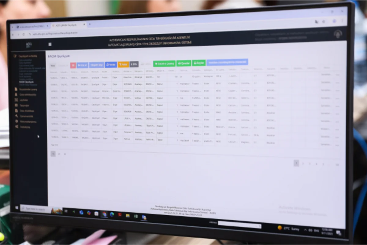 Bioloji aktiv qida məhsullarının qeydiyyat prosesi elektronlaşdırılır