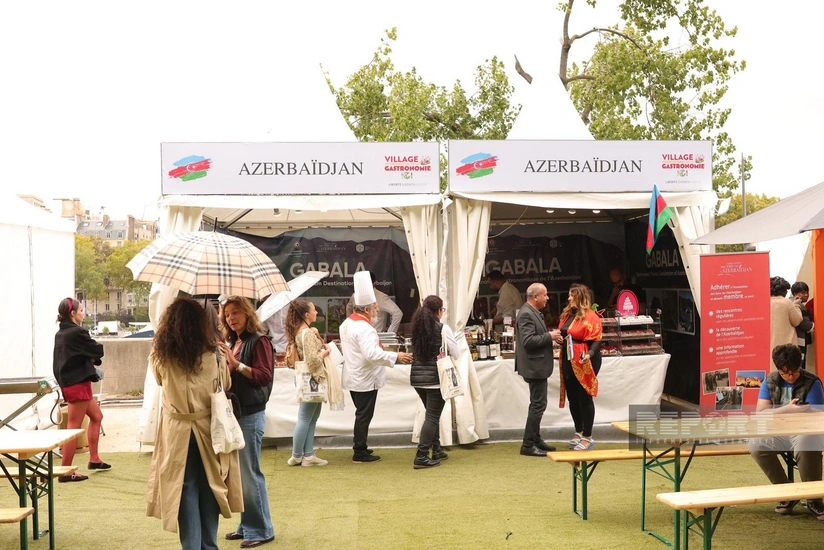 Fransada Beynəlxalq Qastronomiya Günlərində Azərbaycan pavilyonu maraqla qarşılanıb