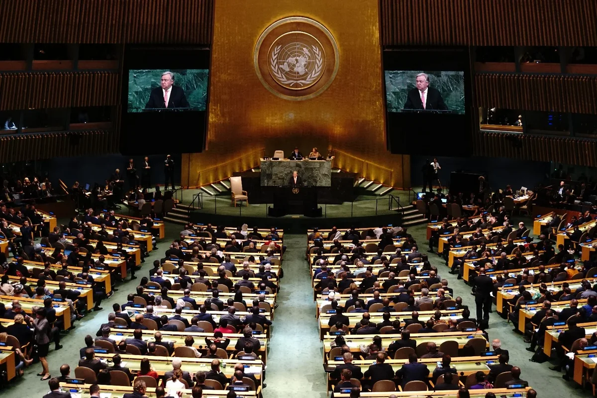 UN overwhelmingly endorses declaration on two-state solution for Israel, Palestinians