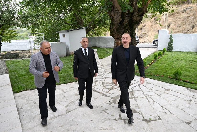 Prezident Xocalı rayonunun Şuşakənd kəndində olub