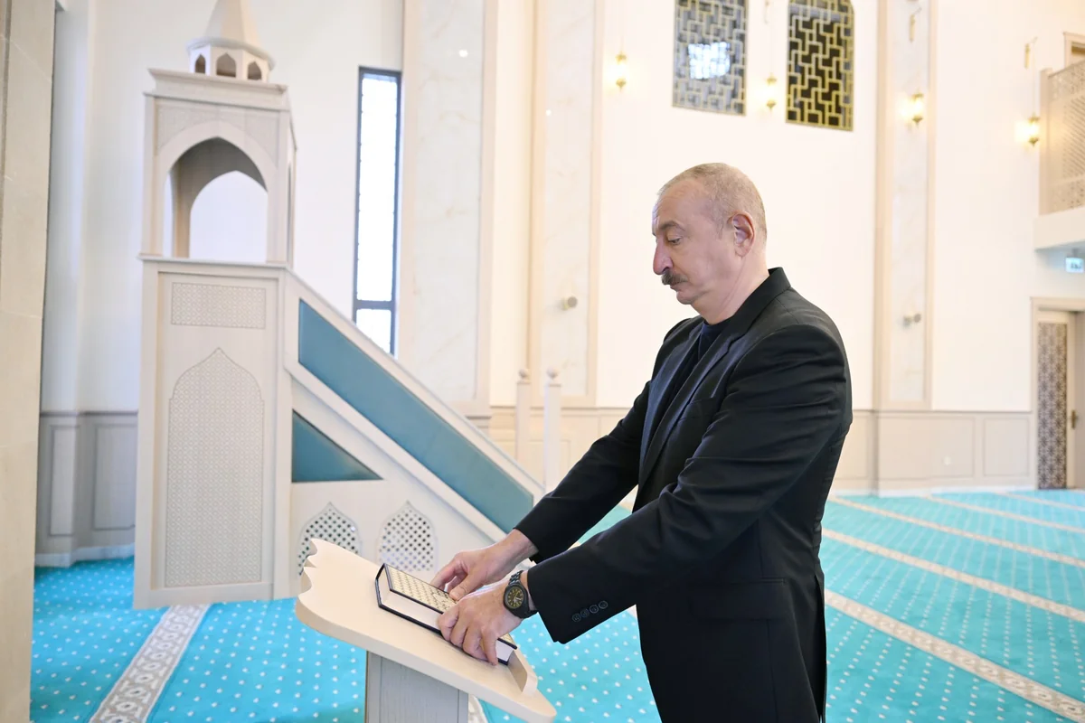 Состоялось открытие мечети, построенной в поселке Гадрут