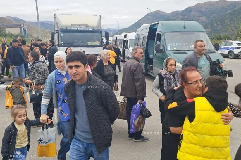 Another group of former IDPs leaves for Azerbaijan's Kalbajar city