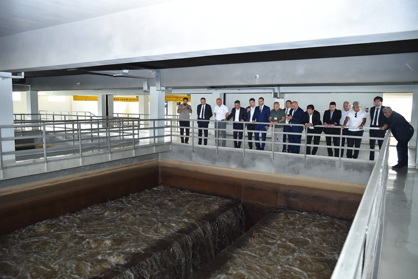 III MDB Oyunları ilə əlaqədar Gəncənin su təchizatına baxış keçirilib
