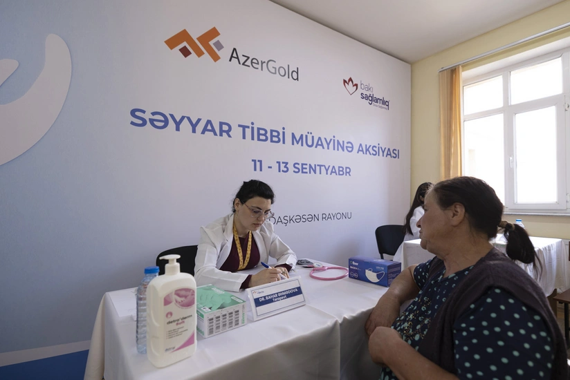 AzerGoldun təşkilatçılığı ilə 5-ci səyyar tibbi müayinə aksiyası yekunlaşıb