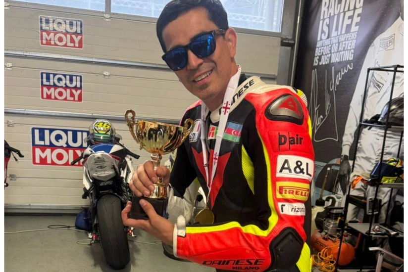 Azərbaycan motosikletçisi Gürcüstanda çempion olub