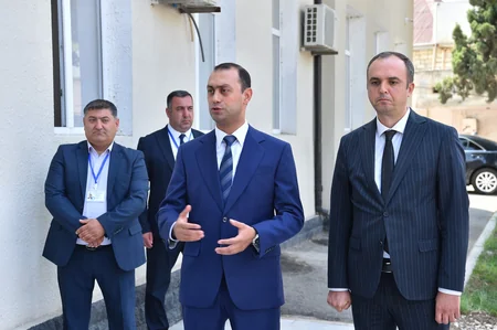 III MDB Oyunları ilə əlaqədar Gəncənin su təchizatına baxış keçirilib