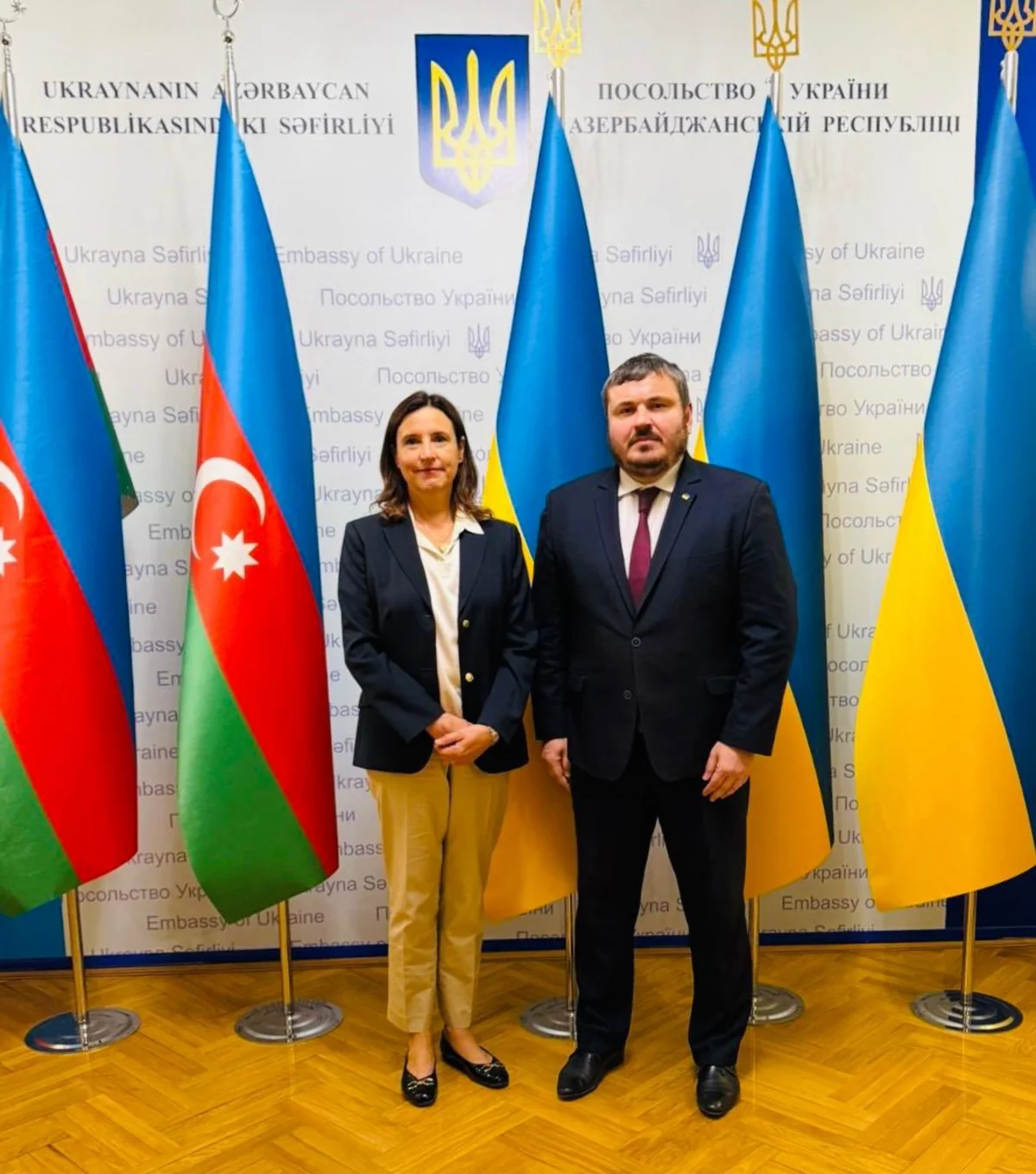 Ukrainian, EU ambassadors discuss Kyiv-Brussels cooperation in Baku