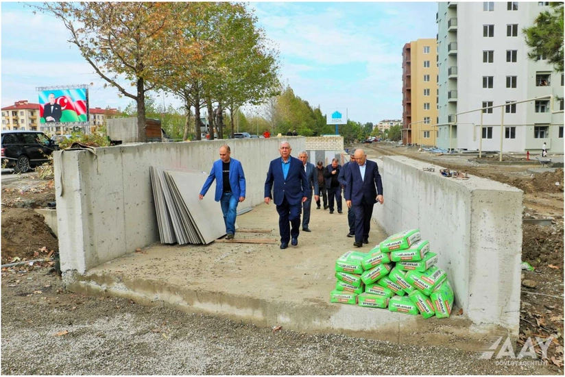 Saleh Məmmədov bir sıra şəhər və rayonlarda icra edilən yol layihələrinə baxış keçirib