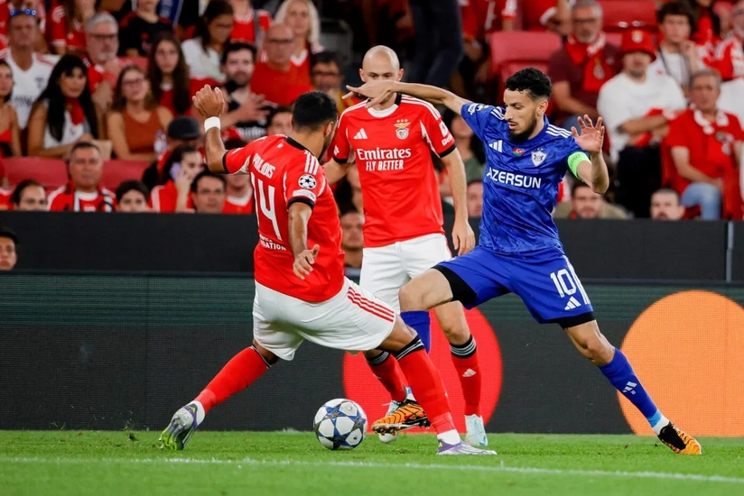 Portuguese media: Qarabag gave Benfica cold douche at Estadio da Luz
