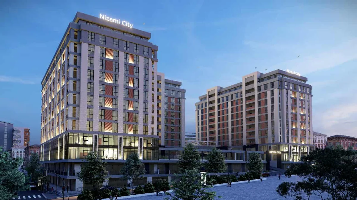 Möhtəşəm yaşayış kompleksi - Nizami City!