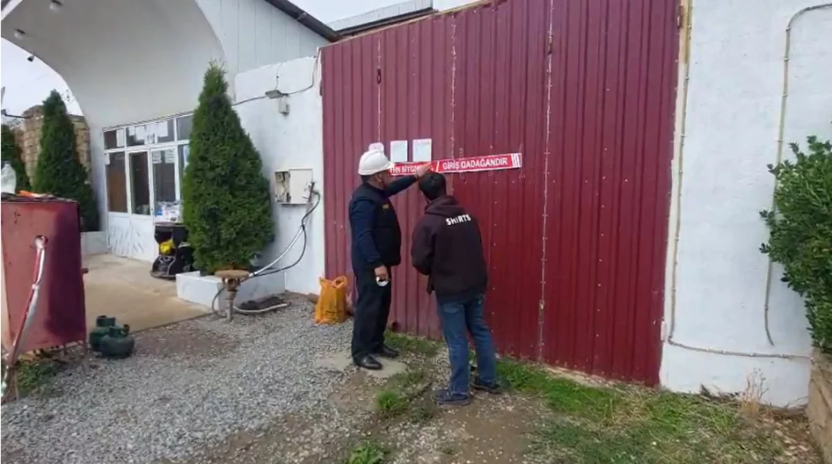 Gədəbəydə maye qazdoldurma məntəqəsinin faəliyyəti dayandırılıb