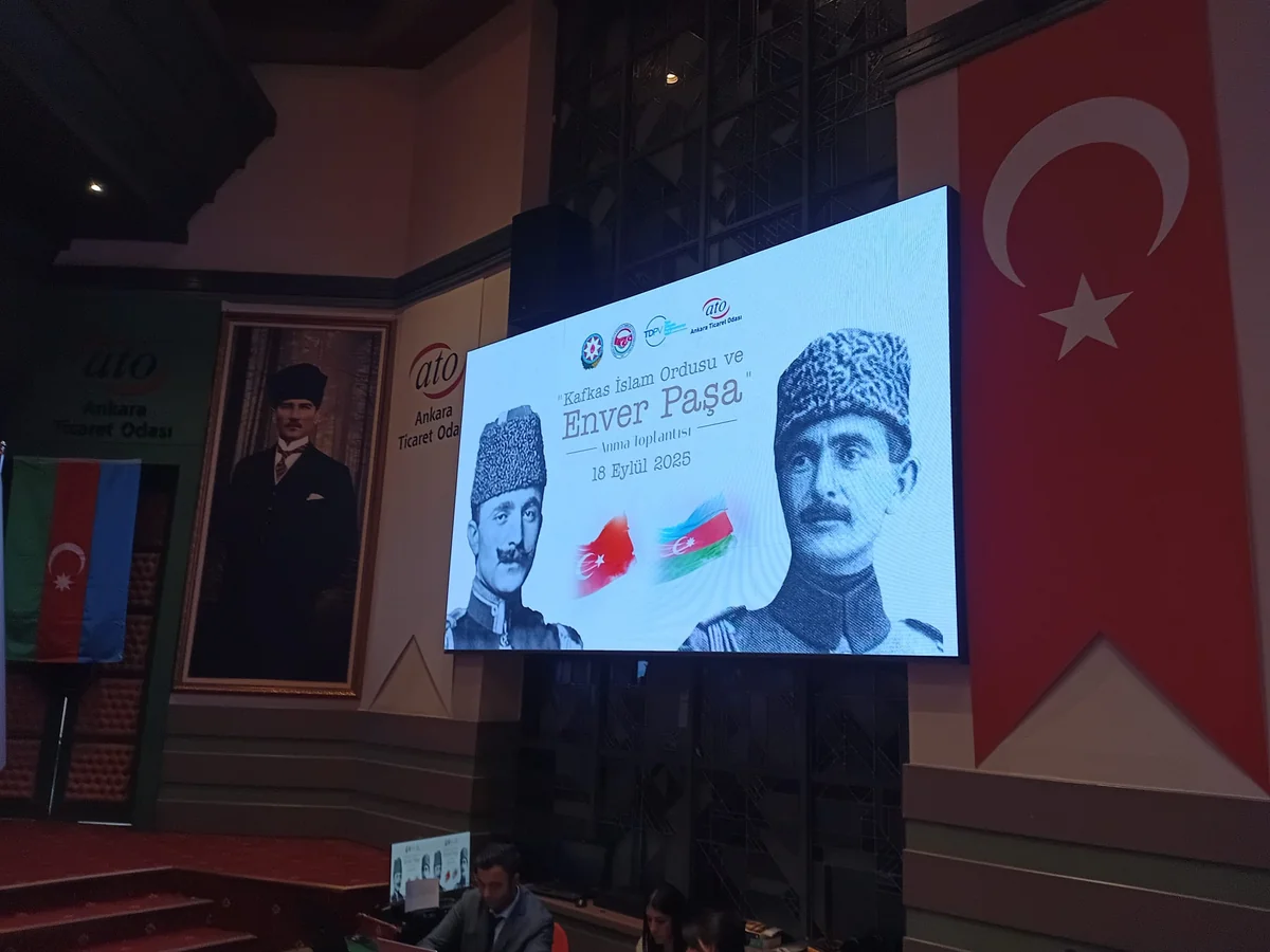 Ankarada Qafqaz İslam Ordusu və Ənvər Paşa adlı tədbir keçirilib