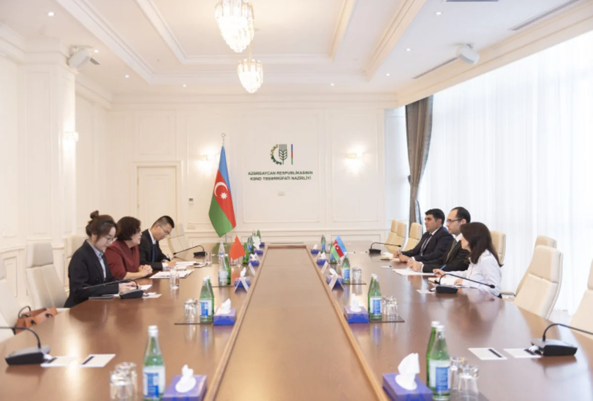 Azərbaycan və Çin kənd təsərrüfatı üzrə birgə işçi qrupu yarada bilər