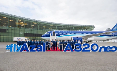 AZAL adds new Airbus A320neo to its fleet