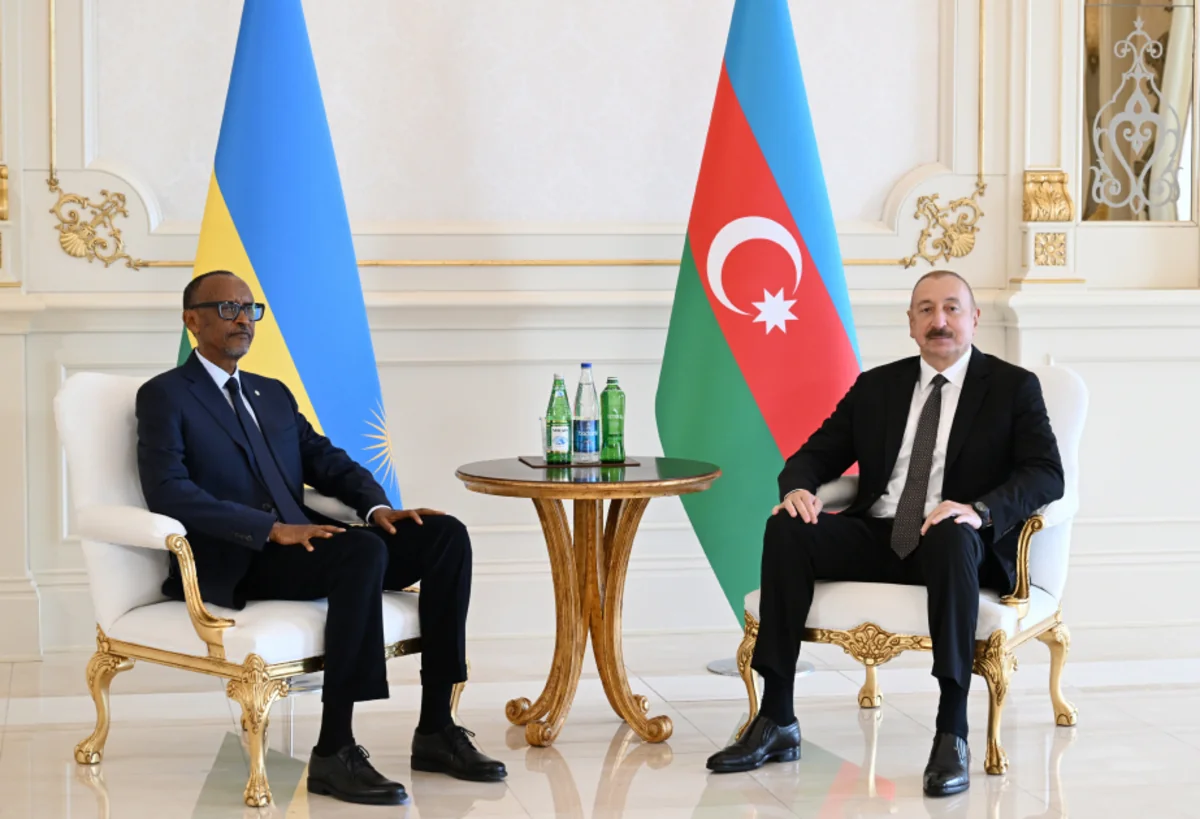 Prezident İlham Əliyev sosial şəbəkə hesablarında ruandalı həmkarı ilə görüşündən paylaşım edib