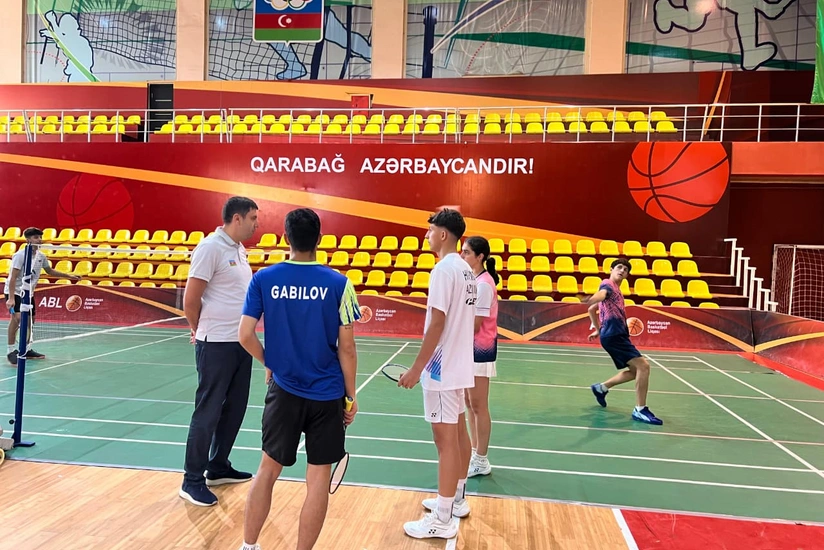 Badminton Federasiyasının rəsmisi MDB Oyunlarına qatılacaq idmançıların hazırlıq prosesini izləyib