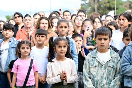 Xankəndidə Uşaq İncəsənət Festivalı qaliblərinin konserti keçirilib