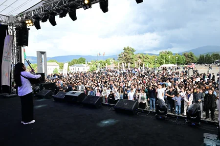 Xankəndidə Uşaq İncəsənət Festivalı qaliblərinin konserti keçirilib