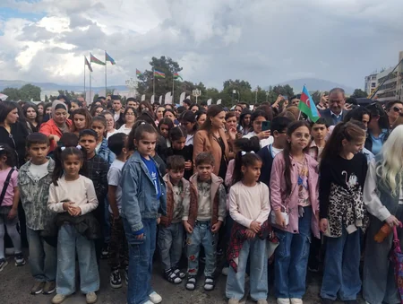 Xankəndidə Uşaq İncəsənət Festivalı qaliblərinin konserti keçirilib