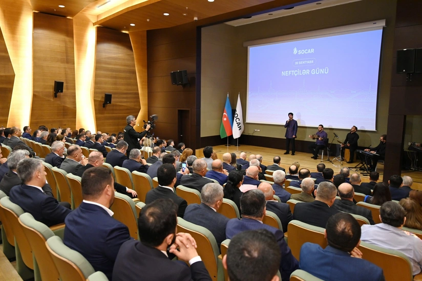 SOCAR Neftçilər Günü münasibətilə tədbir keçirib