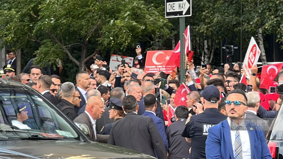 Эрдоган прибыл в Нью-Йорк для участия в ГА ООН