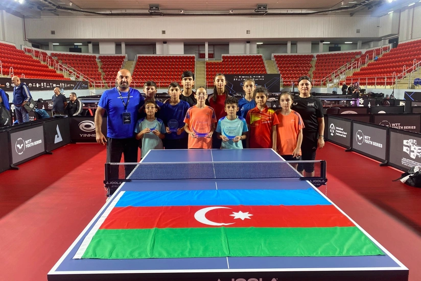 Azərbaycanın stolüstü tennisçiləri beynəlxalq turnirdə 5 medal qazanıblar