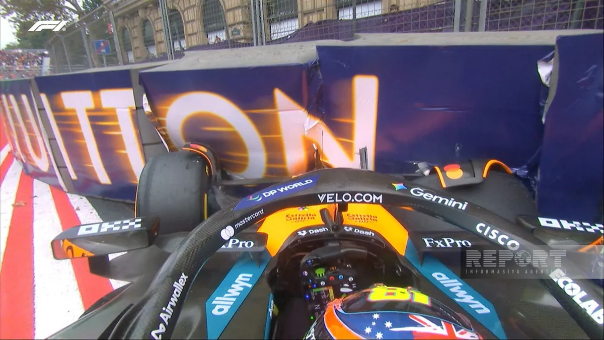 Maklaren pilotu Bakıdakı əsas yarışda qəza törədib