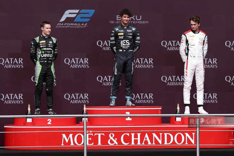 Formula 2: ABŞ pilotu Bakıda qalib olub - YENİLƏNİB
