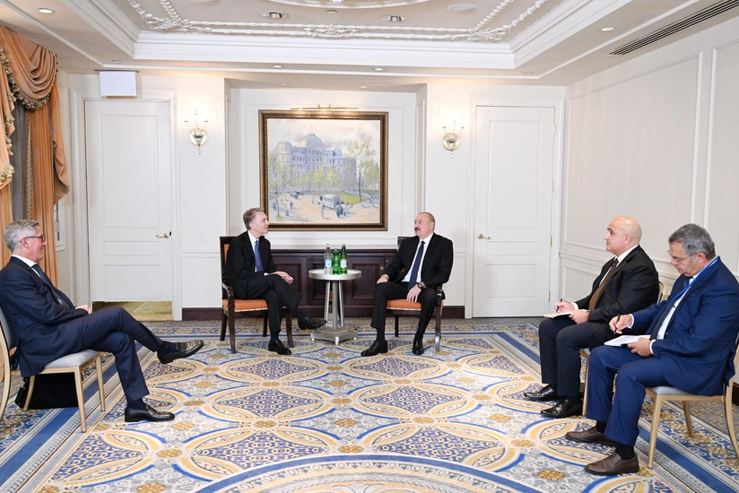 Prezident İlham Əliyev Brookfield Asset Management şirkətinin baş icraçı direktoru ilə görüşüb