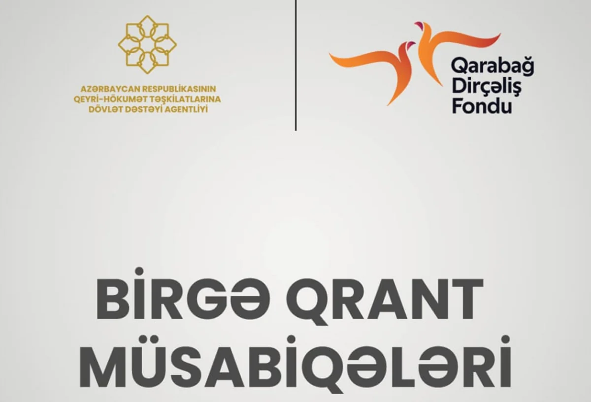 QHT-lərə Dövlət Dəstəyi Agentliyi və Qarabağ Dirçəliş Fondu birgə müsabiqə elan edəcəklər